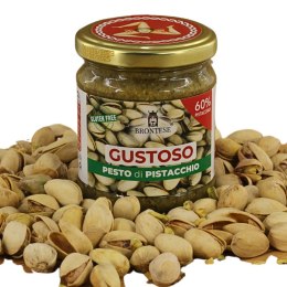 PESTO PISTACJOWE 60% Gustoso włoskie BRONTESE Sycylia 190g