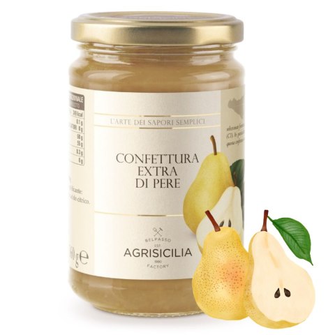 AGRISICILIA Sycylijska Konfitura z Gruszek z Etny 360g