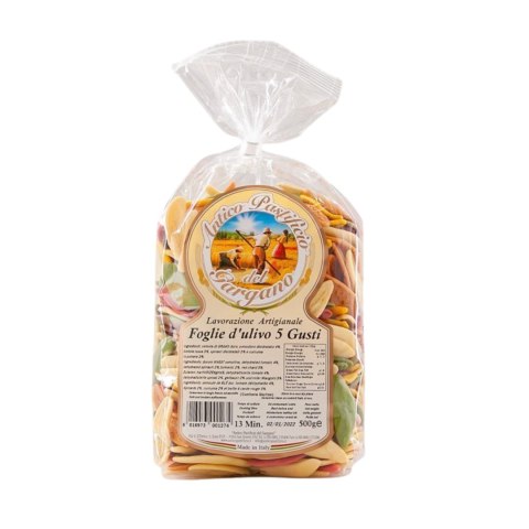 ANTICO PASTIFICIO Makaron FOGLIE 5 Smaków Tradycyjny Włoski 500g