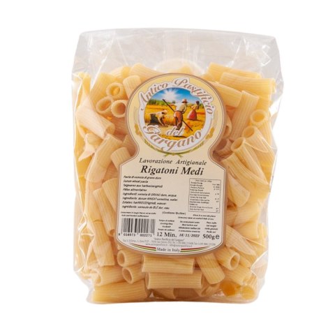 ANTICO PASTIFICIO Makaron RIGATONI MEDI Tradycyjny Włoski 500g