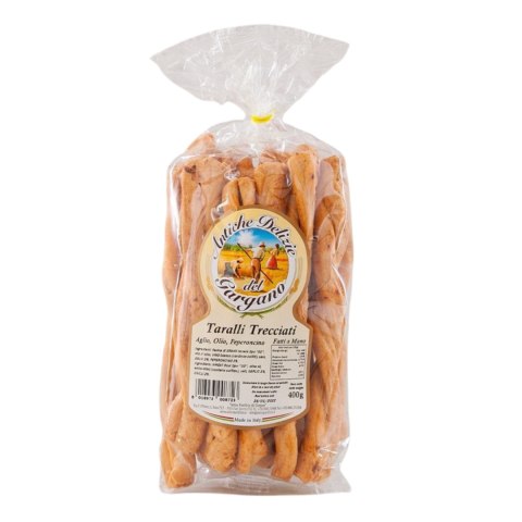 ANTICO PASTIFICIO TARALLII Długie Czosnek Oliwa Chili Pieczywo 300g
