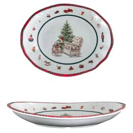 ARCA Taca Świąteczna z Melaminy 28x23 cm CHRISTMAS TOYS