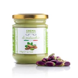 BRONTEDOLCI KREM PISTACJOWY 40% Bronte Sycylia 190g