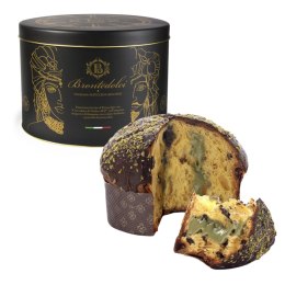 BRONTEDOLCI PANETTONE z Kremem Pistacjowym i Czekoladą 1kg