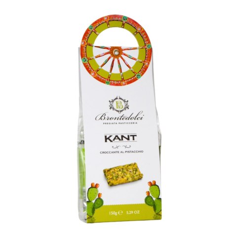 BRONTEDOLCI Włoskie Chrupiące Ciastka Pistacjowe Granella 150g
