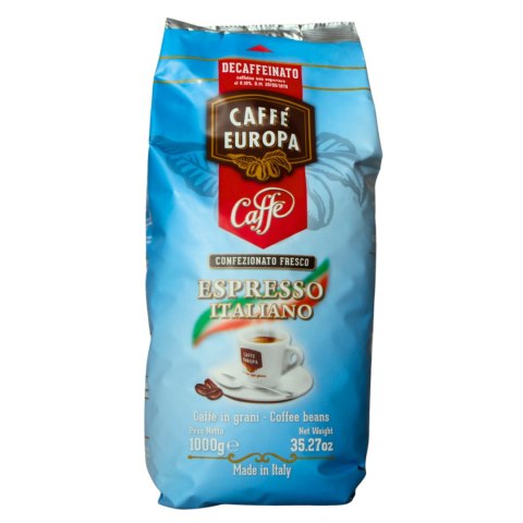 CAFFE EUROPA KAWA ESPRESSO ITALIANO Decaffeinato 1kg Włochy