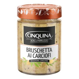 CINQUINA BRUSCHETTA Z KARCZOCHAMI Pasta 280g Włochy