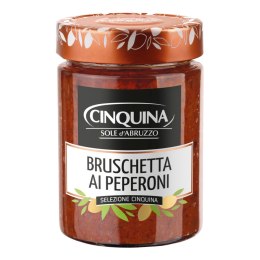 CINQUINA BRUSCHETTA Z PAPRYKĄ Pasta 280g Włochy