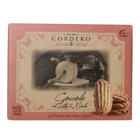 CORDERO CIASTKA COCCOLE Z MLEKIEM I MIODEM 250g Włochy