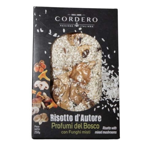 CORDERO RISOTTO Z GRZYBAMI Mix Grzybów Ryż 250g Włochy