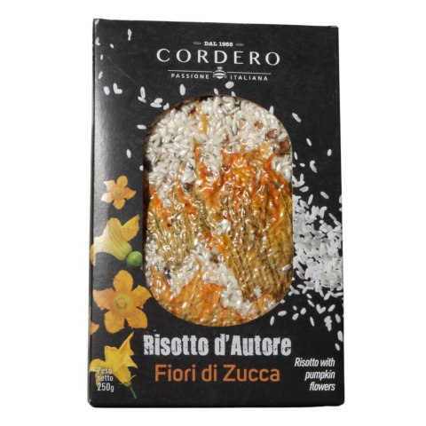 CORDERO RISOTTO Z KWIATÓW CUKINII Ryż 250g Włochy