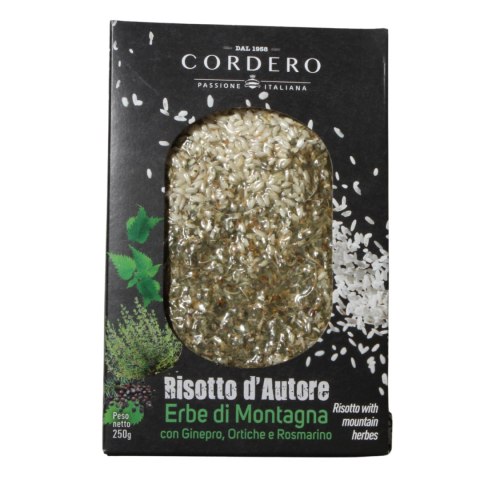 CORDERO RISOTTO Z ZIOŁAMI GÓRSKIMI Ryż 250g Włochy