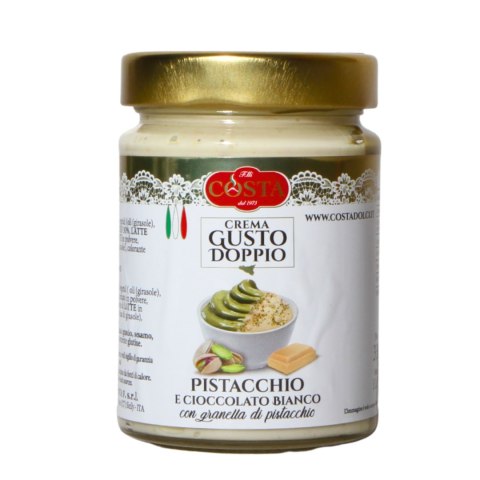 COSTA DOLCI Krem Pistacjowy z Białą Czekoladą 330g Duo Włochy