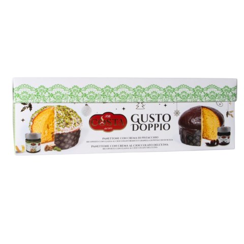 COSTA DOLCI PANETTONE Pistacjowe + Krem Czekoladowe + Krem 1kg