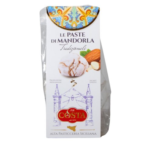COSTA DOLCI Włoskie Kruche Ciastka Migdałowe Tradycyjne Sycylia 120g