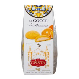 COSTA DOLCI Włoskie Kruche Ciastka z Kremem Pomarańczowym Sycylia 120g
