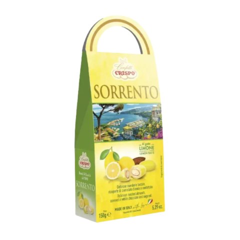 CRISPO SORRENTO Migdały Cytrynowe w Białej Czekoladzie 150g Włochy