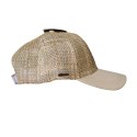 CZAPKA Z DASZKIEM MĘSKA BEJSBOLÓWKA SŁOMKOWA Beżowy Daszek HOMEMADE