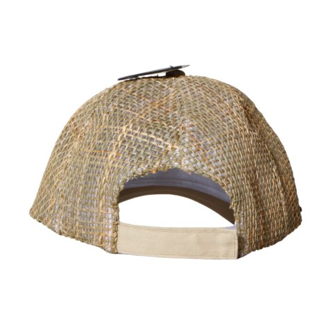 CZAPKA Z DASZKIEM MĘSKA BEJSBOLÓWKA SŁOMKOWA Beżowy Daszek HOMEMADE