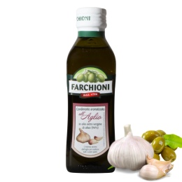 FARCHIONI OLIO EXTRA VERGINE OLIWA z Oliwek CZOSNEK 250ml
