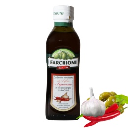 FARCHIONI OLIO EXTRA VERGINE OLIWA z Oliwek CZOSNEK CHILI 250ml
