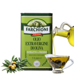 FARCHIONI OLIO EXTRA VERGINE OLIWA z Oliwek Puszka 3L Włoska