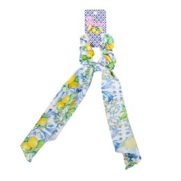 GUMKA DO WŁOSÓW SCRUNCHIES Apaszka Wstążka CYTRYNY Wzór 9 Włochy