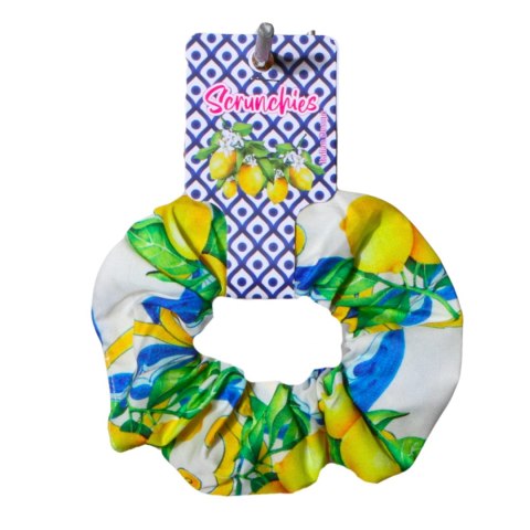 GUMKA DO WŁOSÓW SCRUNCHIES CYTRYNY Wzór 10 Włochy