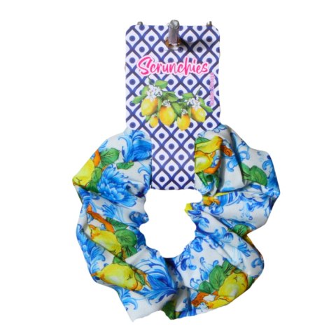 GUMKA DO WŁOSÓW SCRUNCHIES CYTRYNY Wzór 11 Włochy