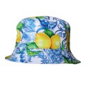 KAPELUSZ BUCKET HAT CYTRYNY Niebieski Na Lato Damski