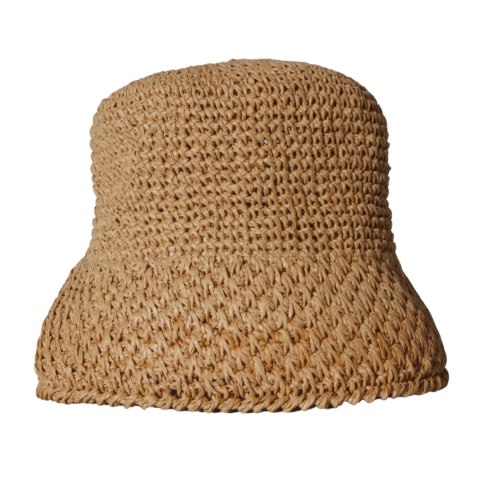 KAPELUSZ BUCKET HAT SŁOMKOWY Beżowy Na Lato Damski