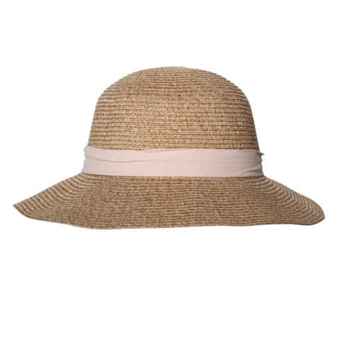 KAPELUSZ SŁOMKOWY DAMSKI Letni Plażowy Beżowy Kokarda