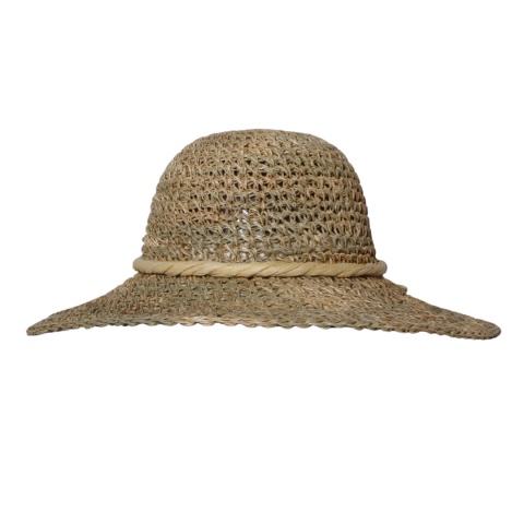 KAPELUSZ SŁOMKOWY DAMSKI Letni Plażowy HANDMADE Kwiaty