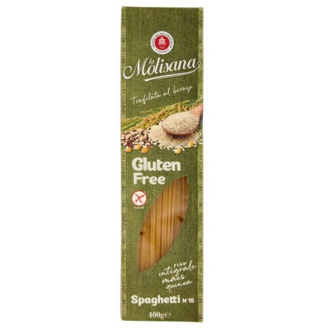 LA MOLISANA Makaron SPAGHETTI N.15 BEZGLUTENOWY Włoski 400g