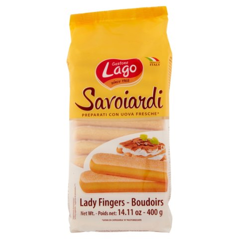 LAGO BISZKOPTY Włoskie Savoiardi do Tiramisu 400g