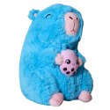 MASKOTKA KAPIBARA BUBBLE TEA Niebieska Przytulanka 28cm
