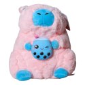 MASKOTKA KAPIBARA BUBBLE TEA Różowa Przytulanka 28cm