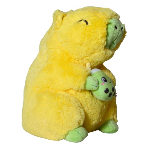 MASKOTKA KAPIBARA BUBBLE TEA Żółta Przytulanka 28cm