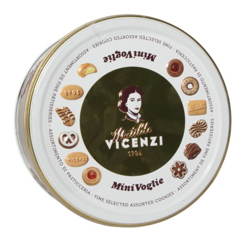 MATILDE VICENZI Mini Voglie Włoska Mieszanka Ciastek Puszka 500g