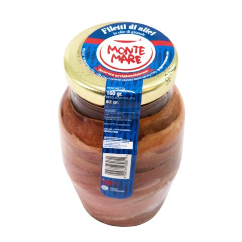 MONTE MARE FILETY ANCHOIS Włoskie Sardele 80g