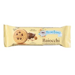 MULINO BIANCO BAIOCCHI Włoskie Ciastka z Kremem Orzechowo-Kakaowym 28g