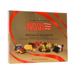 NOVI Włoskie Praliny Czekoladowe Bombonierka 215g