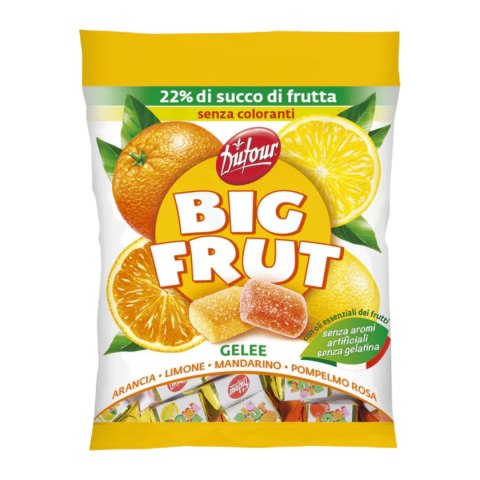 NOVI ŻELKI OWOCOWE GALARETKI Big Frut Mix Cytrusy Wegańskie 150g