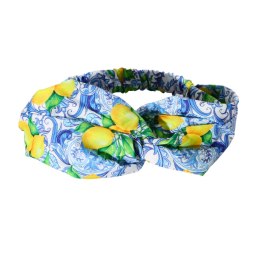 OPASKA DO WŁOSÓW Na Gumce Wzór 11 Cytryny Włochy