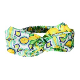 OPASKA DO WŁOSÓW Na Gumce Wzór 12 Cytryny Włochy