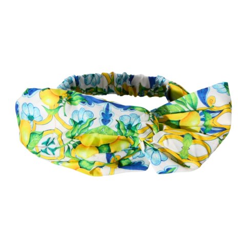 OPASKA DO WŁOSÓW Na Gumce Wzór 4 Cytryny Włochy