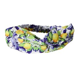 OPASKA DO WŁOSÓW Na Gumce Wzór 6 Cytryny Włochy