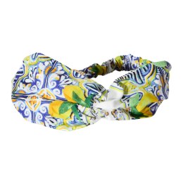 OPASKA DO WŁOSÓW Na Gumce Wzór 7 Cytryny Włochy