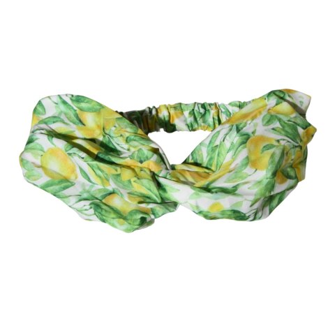 OPASKA DO WŁOSÓW Na Gumce Wzór 9 Cytryny Włochy