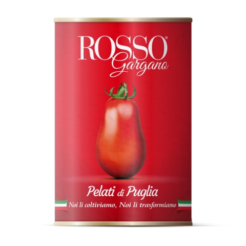 ROSSO GARGANO POMIDORY PELATI Włoskie Bez Skórki 400g